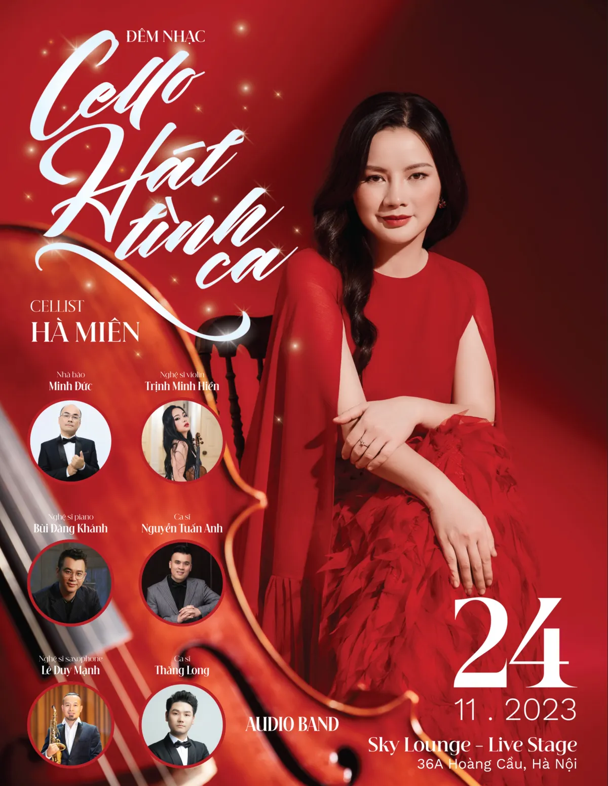 Cellist Hà Miên tổ chức đêm nhạc Cello hát tình ca, hội tụ nhiều nghệ sĩ tên tuổi - Ảnh 1.
