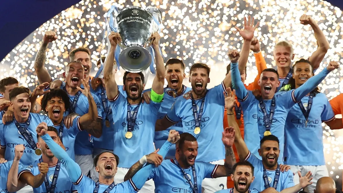 Man City đạt mức doanh thu kỷ lục nhờ cú ăn 3 - Ảnh 1. Man City đạt mức doanh thu kỷ lục nhờ cú ăn 3 - Ảnh 1.