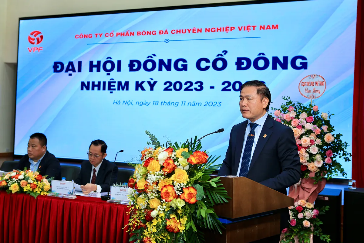 VPF tập trung tăng doanh thu, nâng cao hình ảnh V.League giai đoạn 2023-2026 - Ảnh 2. VPF tập trung tăng doanh thu, nâng cao hình ảnh V.League giai đoạn 2023-2026 - Ảnh 2.