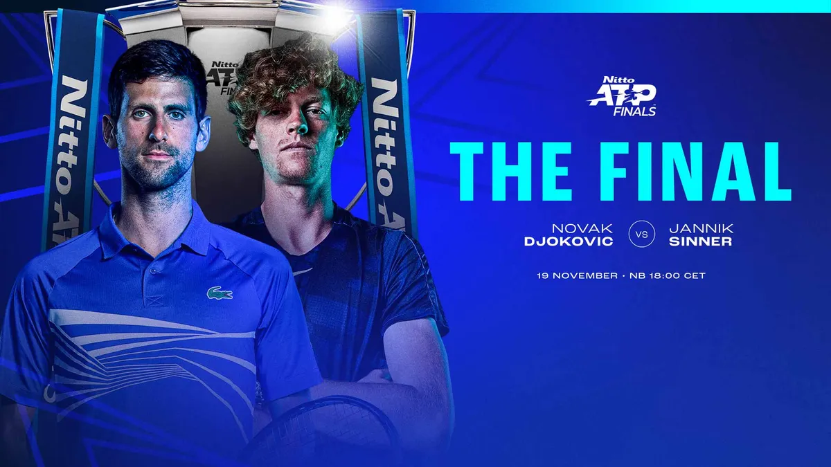 Đánh bại Daniil Medvedev, Jannik Sinner vào chung kết ATP Finals - Ảnh 1. Đánh bại Daniil Medvedev, Jannik Sinner vào chung kết ATP Finals - Ảnh 1.