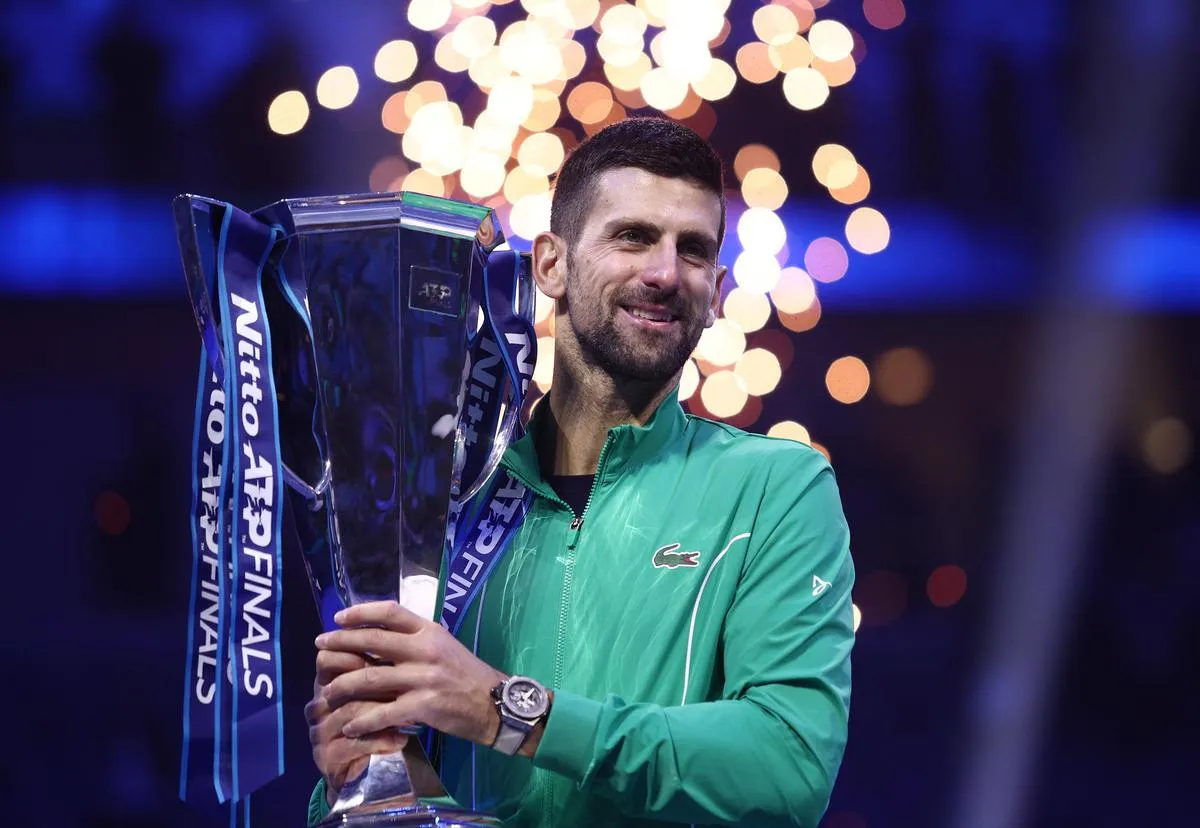 Hành trình giành chức vô địch ATP Finals 2023 của Novak Djokovic - Ảnh 1. Hành trình giành chức vô địch ATP Finals 2023 của Novak Djokovic - Ảnh 1.