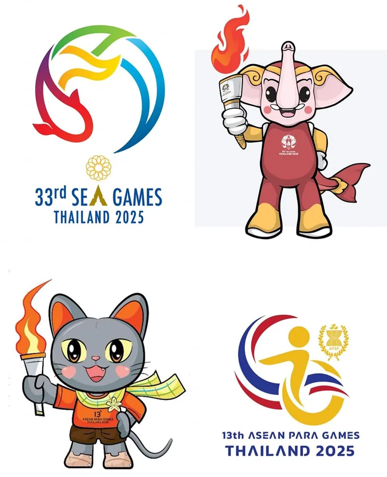 Thái Lan công bố logo, linh vật SEA Games 33 - Ảnh 1. Thái Lan công bố logo, linh vật SEA Games 33 - Ảnh 1.
