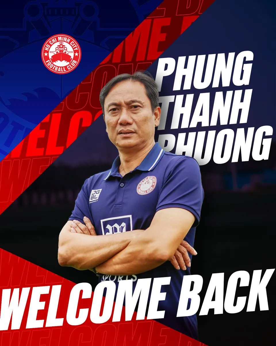 HLV Phùng Thanh Phương tạm quyền dẫn dắt CLB TP.HCM - Ảnh 1. HLV Phùng Thanh Phương tạm quyền dẫn dắt CLB TP.HCM - Ảnh 1.