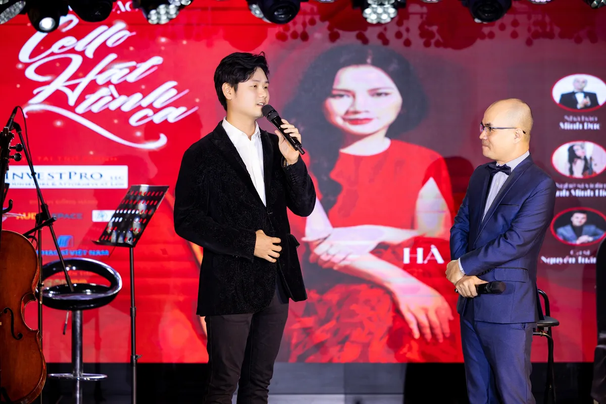 Cellist H&agrave; Mi&ecirc;n lần đầu kết hợp c&ugrave;ng con rể của diva Thanh Lam - Ảnh 2.