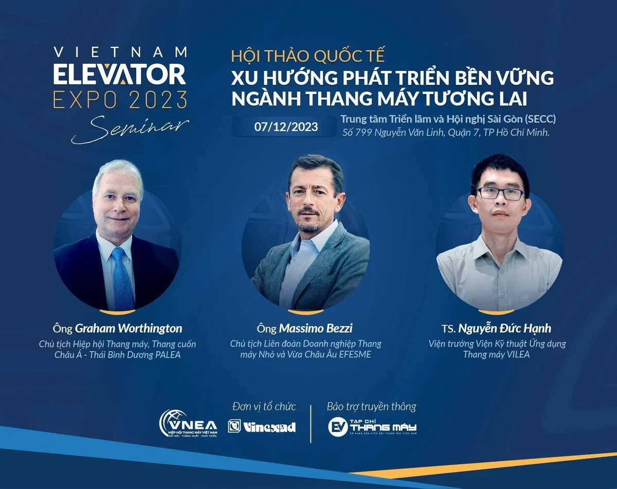 1.200 DN, 1.600 gian hàng trưng bày tại Vietnam Elevator Expo 2023 - Ảnh 2.