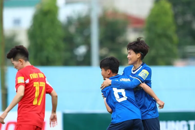 Vòng 5 giải nữ VĐQG – cúp Thái Sơn Bắc 2023: Đại chiến cho ngôi đầu - Ảnh 5. Vòng 5 giải nữ VĐQG – cúp Thái Sơn Bắc 2023: Đại chiến cho ngôi đầu - Ảnh 5.