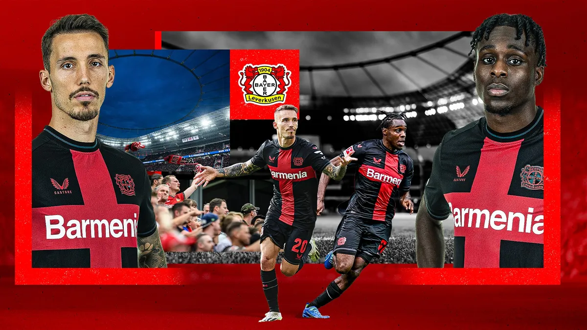 Thành tích ấn tượng của hàng tấn công Bayer Leverkusen - Ảnh 1. Thành tích ấn tượng của hàng tấn công Bayer Leverkusen - Ảnh 1.
