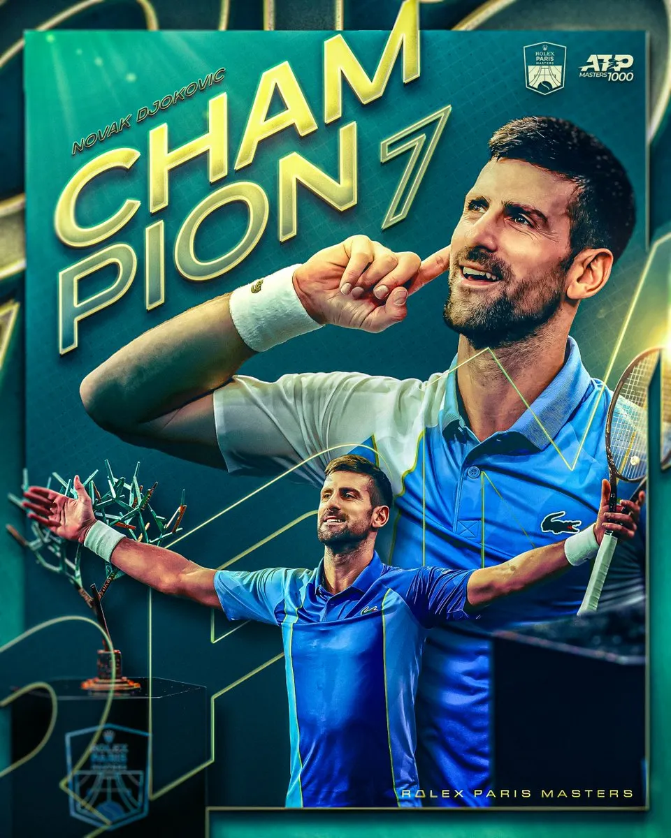 Novak Djokovic vô địch Paris Masters 2023 - Ảnh 2. Novak Djokovic vô địch Paris Masters 2023 - Ảnh 2.