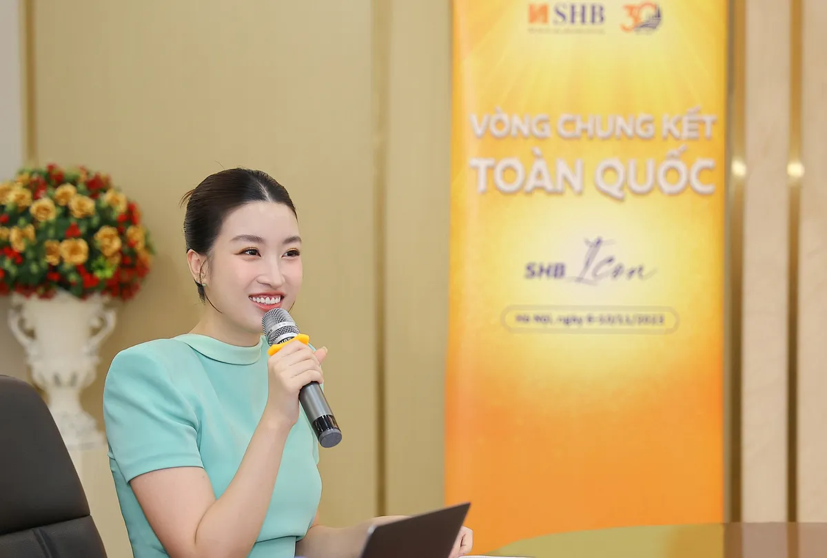 Hoa hậu Đỗ Mỹ Linh rạng rỡ tái xuất với vai trò mới - Ảnh 3.