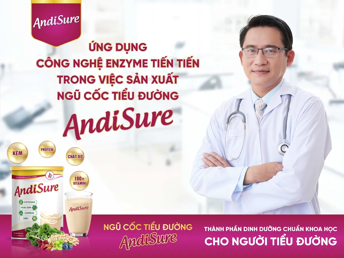 Công thức đột phá khiến hàng triệu người tin dùng ngũ cốc tiểu đường Andisure mỗi ngày - Ảnh 3. Công thức đột phá khiến hàng triệu người tin dùng ngũ cốc tiểu đường Andisure mỗi ngày - Ảnh 3.