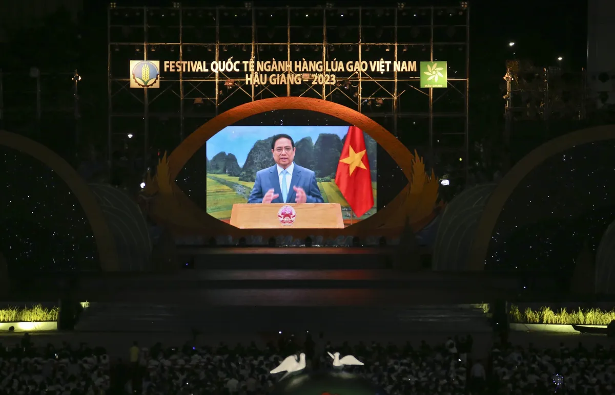 Khai mạc Festival Quốc tế ngành hàng lúa gạo Việt Nam  - Ảnh 1.