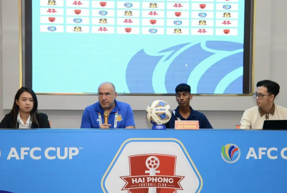 HLV Chu Đình Nghiêm: Hải Phòng sẽ nỗ lực giành chiến thắng trước khi chia tay AFC Cup - Ảnh 2. HLV Chu Đình Nghiêm: Hải Phòng sẽ nỗ lực giành chiến thắng trước khi chia tay AFC Cup - Ảnh 2.