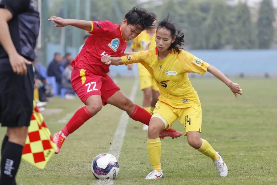 Vòng 10 giải bóng đá Nữ VĐQG – Cúp Thái Sơn Bắc 2023: Than KSVN mất ngôi đầu bảng - Ảnh 1. Vòng 10 giải bóng đá Nữ VĐQG – Cúp Thái Sơn Bắc 2023: Than KSVN mất ngôi đầu bảng - Ảnh 1.