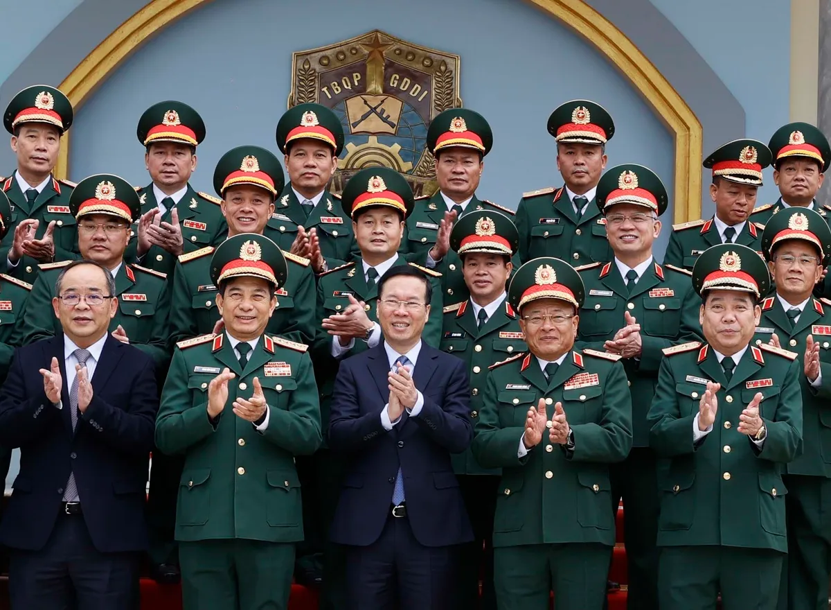 Chủ tịch nước V&otilde; Văn Thưởng thăm Lữ đo&agrave;n K3, Tổng cục II - Bộ Quốc ph&ograve;ng - Ảnh 2.