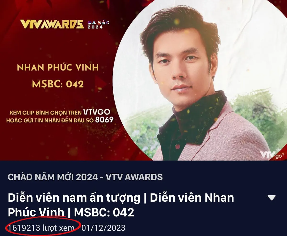 VTV Awards 2023: Nhan Phúc Vinh chiếm ưu thế trong dàn diễn viên nam ấn tượng - Ảnh 1.