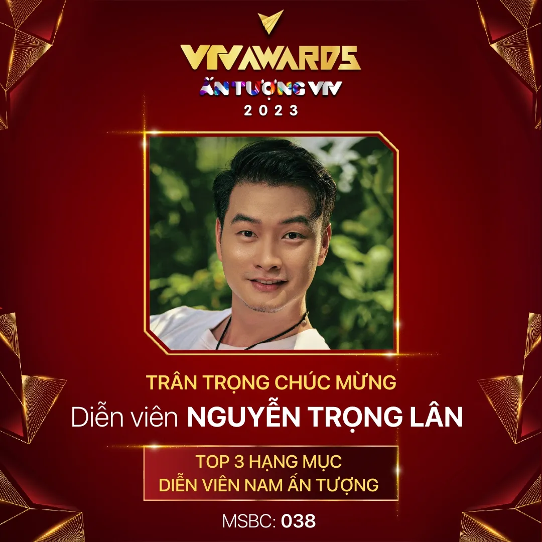 Top 3 Diễn viên nam ấn tượng VTV Awards 2023: Cuộc đua của Lưu nát, Đông gà, Quân tổng tài - Ảnh 2.