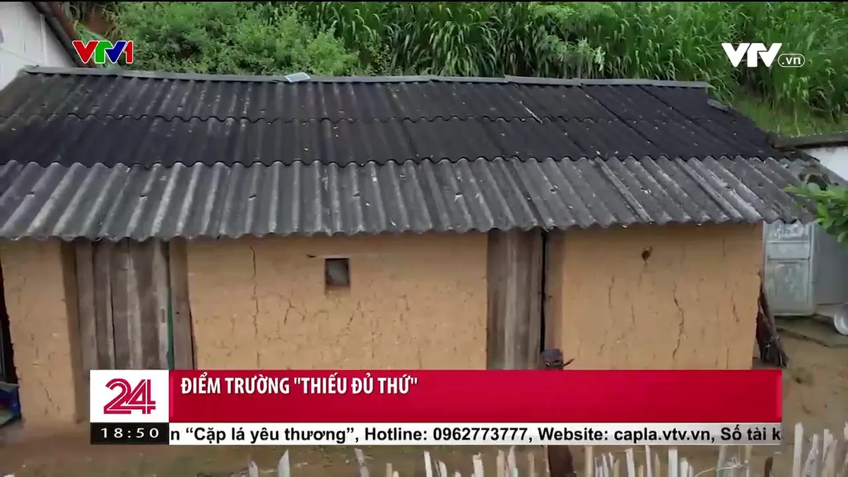 Điểm trường thiếu đủ thứ - Ảnh 1.