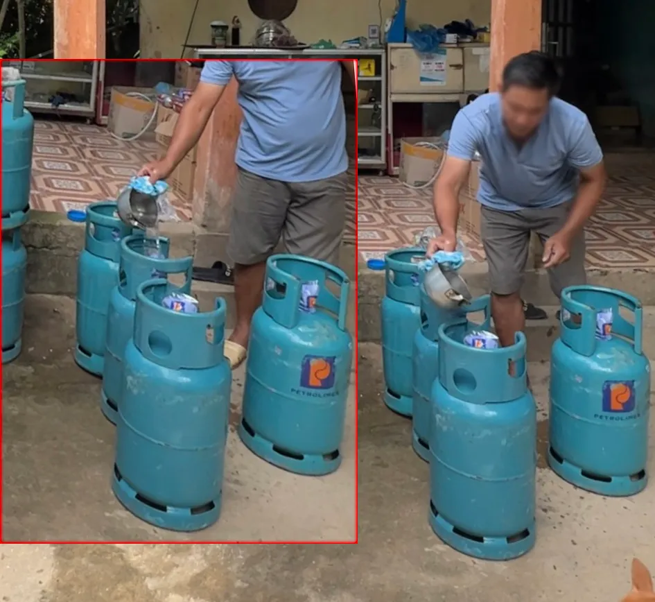 Quảng Bình: Cận cảnh công nghệ gas giả hô biến gas thật - Ảnh 4.