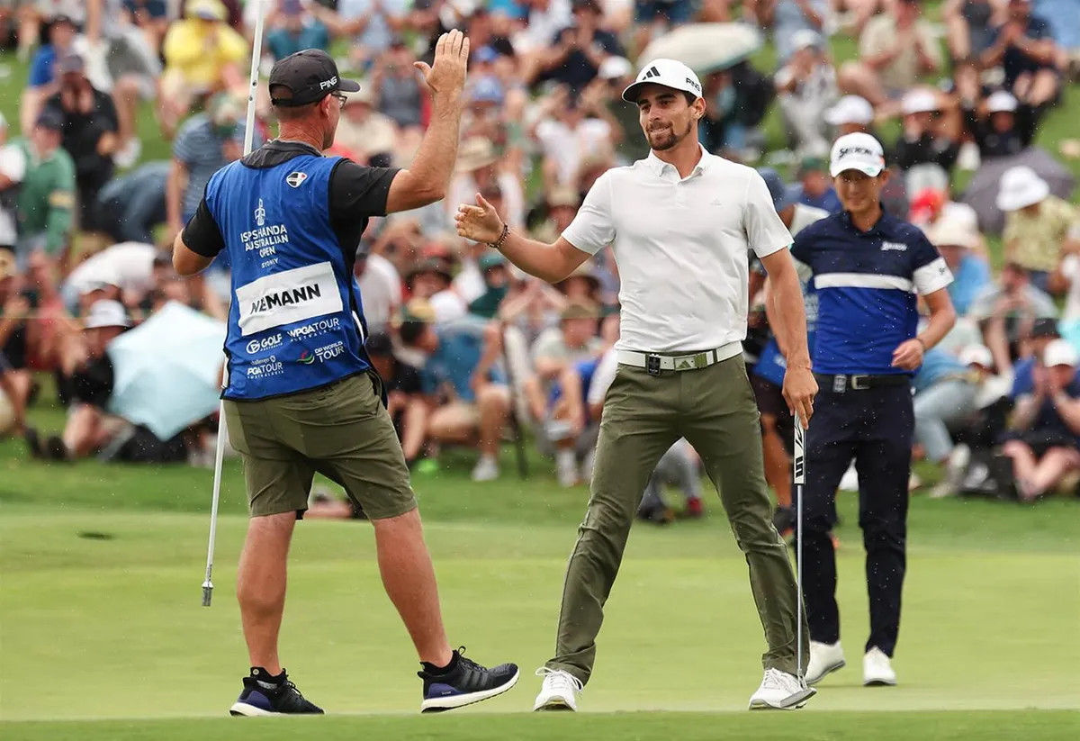 Joaquin Niemann vô địch giải golf Australia mở rộng - Ảnh 1. Joaquin Niemann vô địch giải golf Australia mở rộng - Ảnh 1.