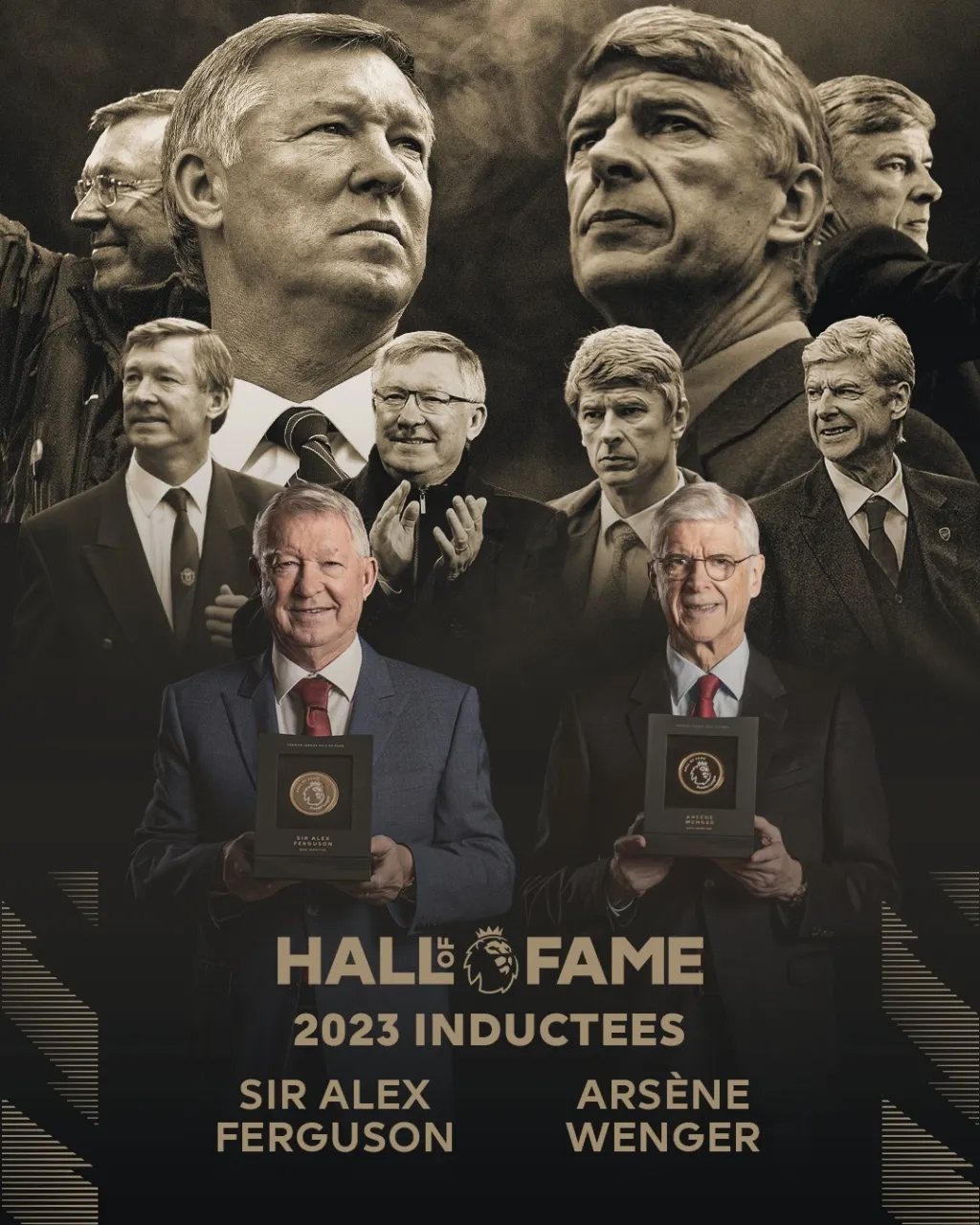Sir Alex Ferguson và Arsene Wenger bước vào Sảnh danh vọng Ngoại hạng Anh  - Ảnh 1.