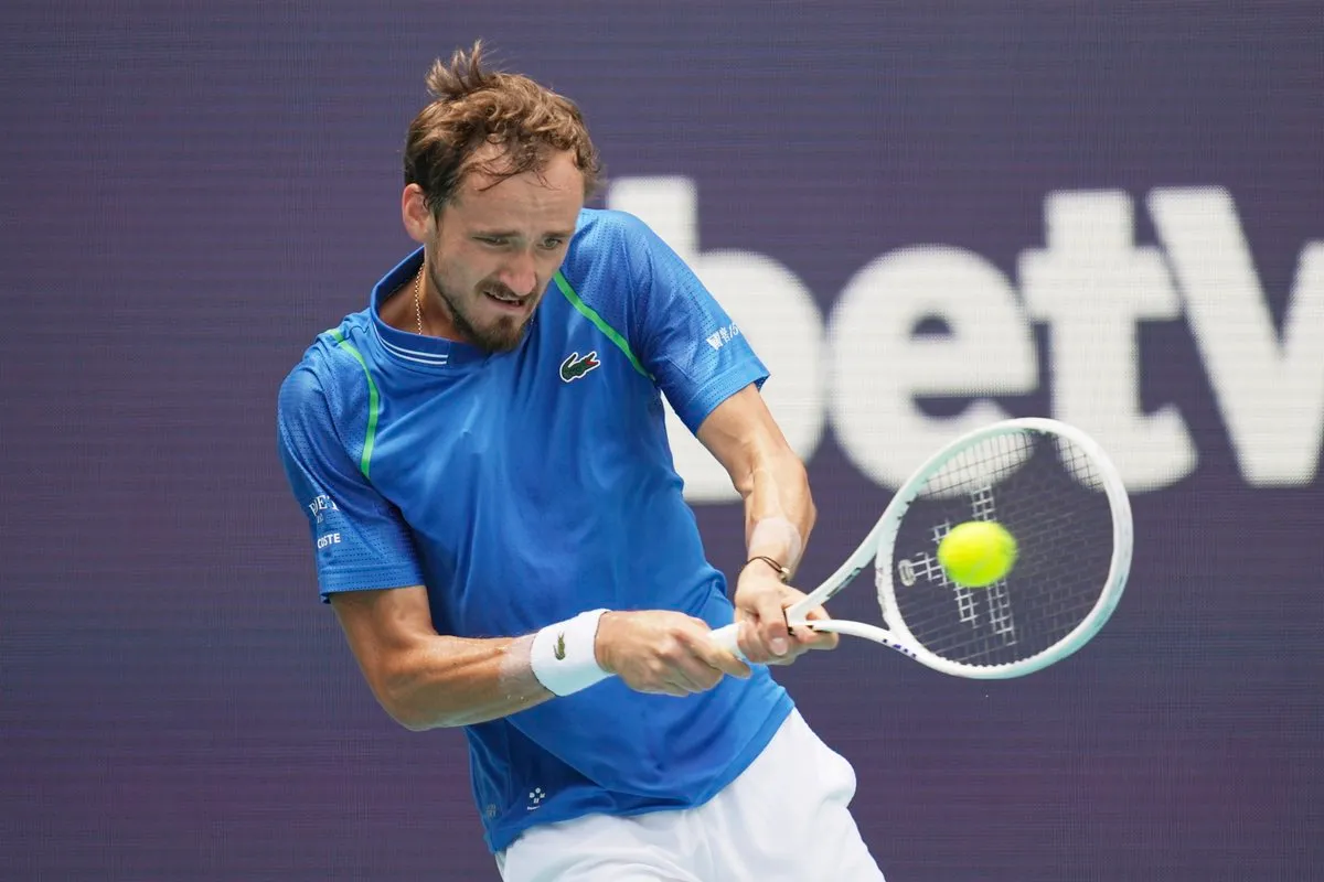 Daniil Medvedev xuất sắc giành quyền vào chung kết đơn nam Miami mở rộng 2023   - Ảnh 1.