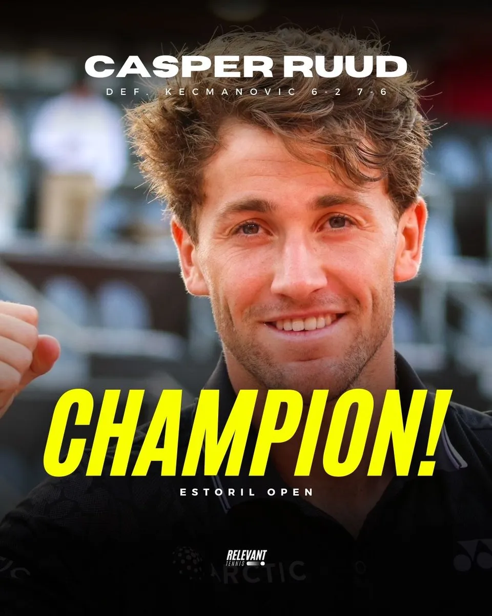 Casper Ruud vô địch giải quần vợt Estoril mở rộng - Ảnh 2. Casper Ruud vô địch giải quần vợt Estoril mở rộng - Ảnh 2.