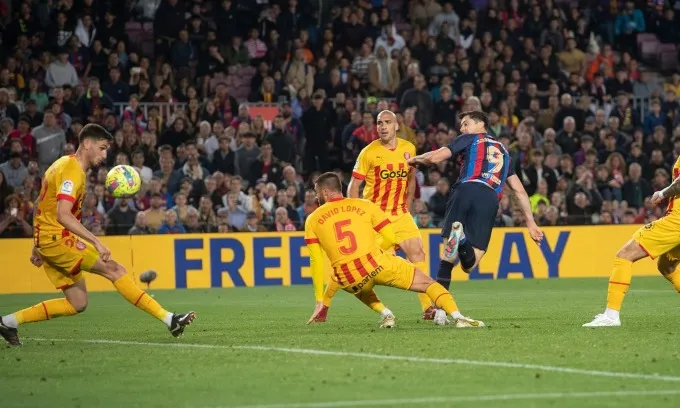 Barcelona bị Girona cầm hòa thất vọng trên sân nhà - Ảnh 1. Barcelona bị Girona cầm hòa thất vọng trên sân nhà - Ảnh 1.