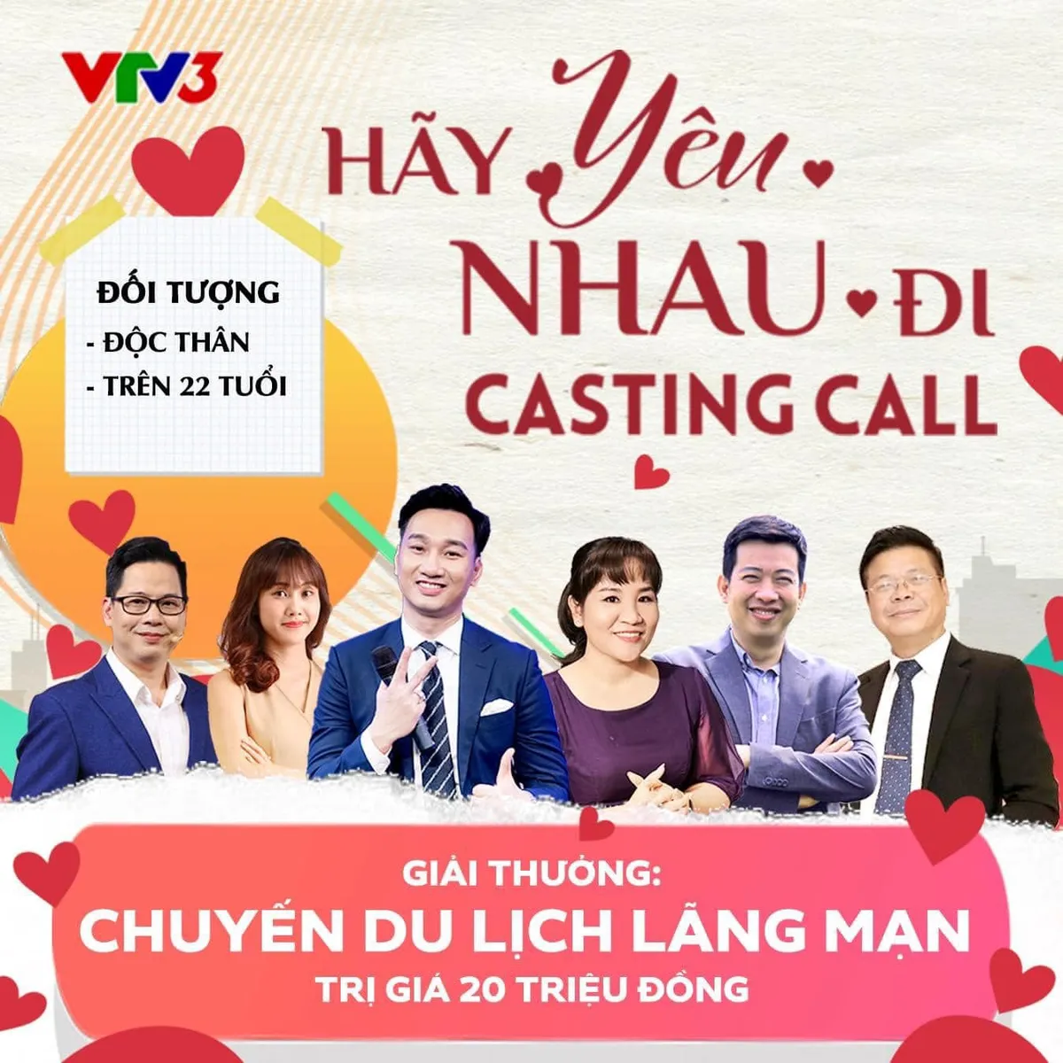 Hãy yêu nhau đi casting mùa 2 - Ảnh 1.