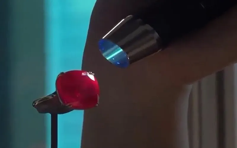 Đấu gi&aacute; vi&ecirc;n hồng ngọc qu&yacute; hiếm nhất thế giới - Ảnh 1.