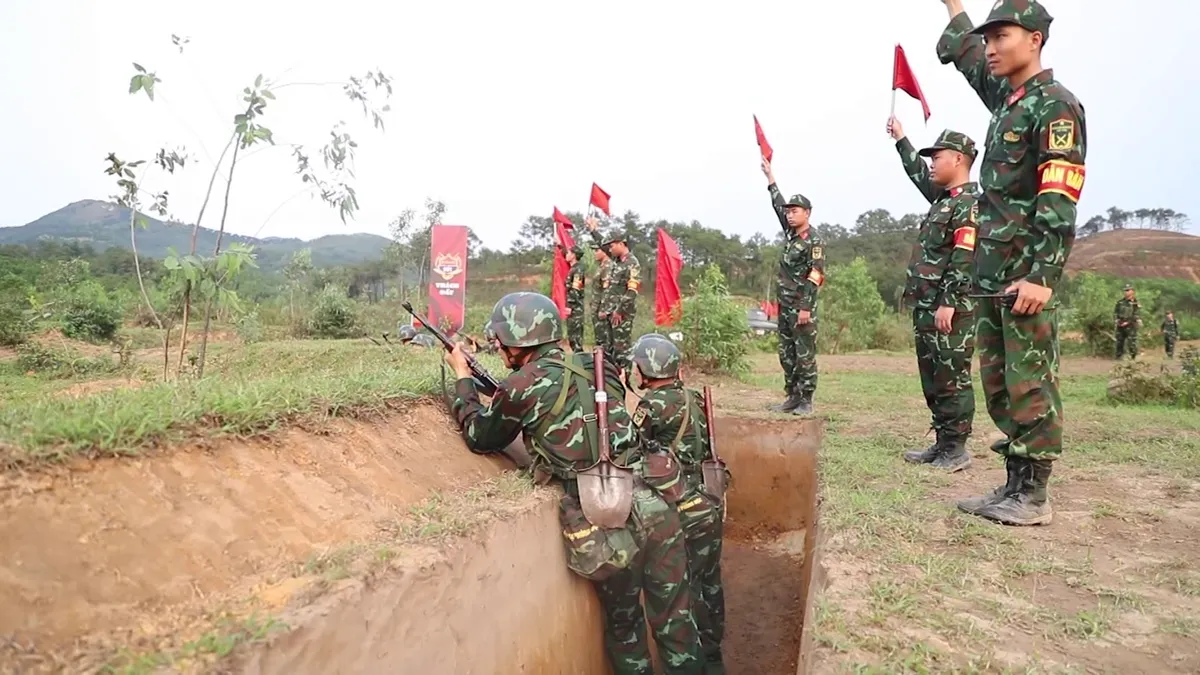 Các đội thi quyết tâm chiến thắng trong Quân khu số 1 - Thách đấu 2023 - Ảnh 3.