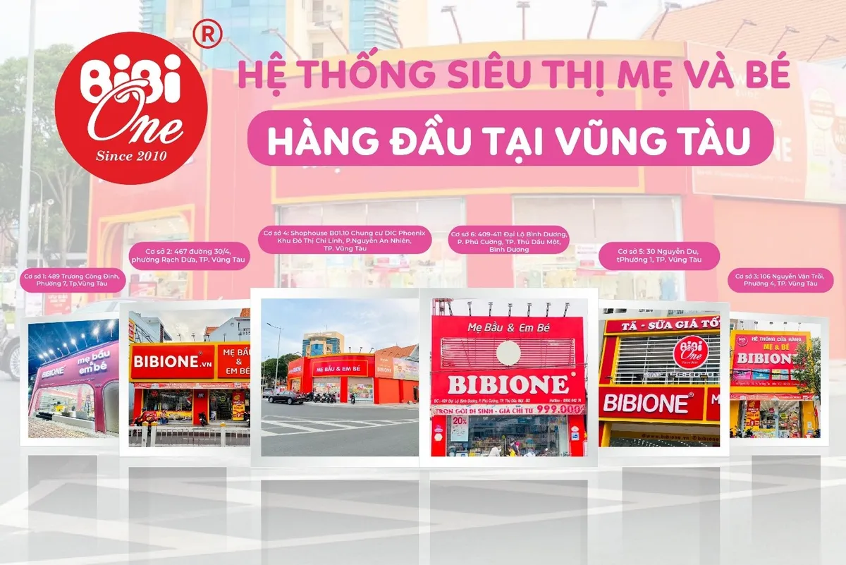 Hệ thống Mẹ v&agrave; B&eacute; BibiOne khai trương diện mạo mới - Khẳng định vị thế tại Vũng T&agrave;u - Ảnh 2.