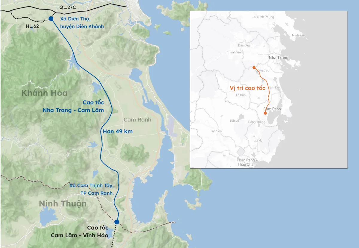 Đề xuất thông xe cao tốc Nha Trang - Cam Lâm sớm 3 tháng - Ảnh 1.