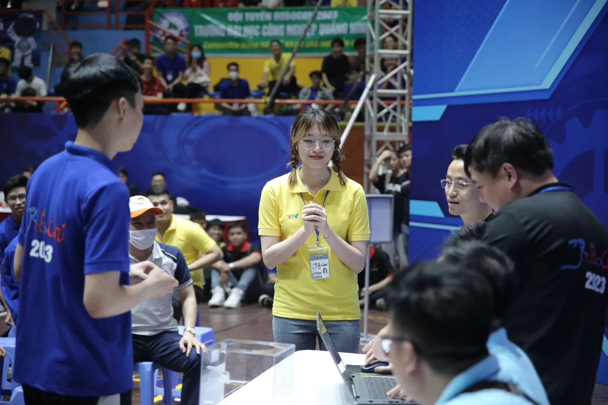 Sẵn sàng cho các trận đấu tại vòng loại 2 Robocon Việt Nam 2023 khu vực phía Bắc - Ảnh 13.