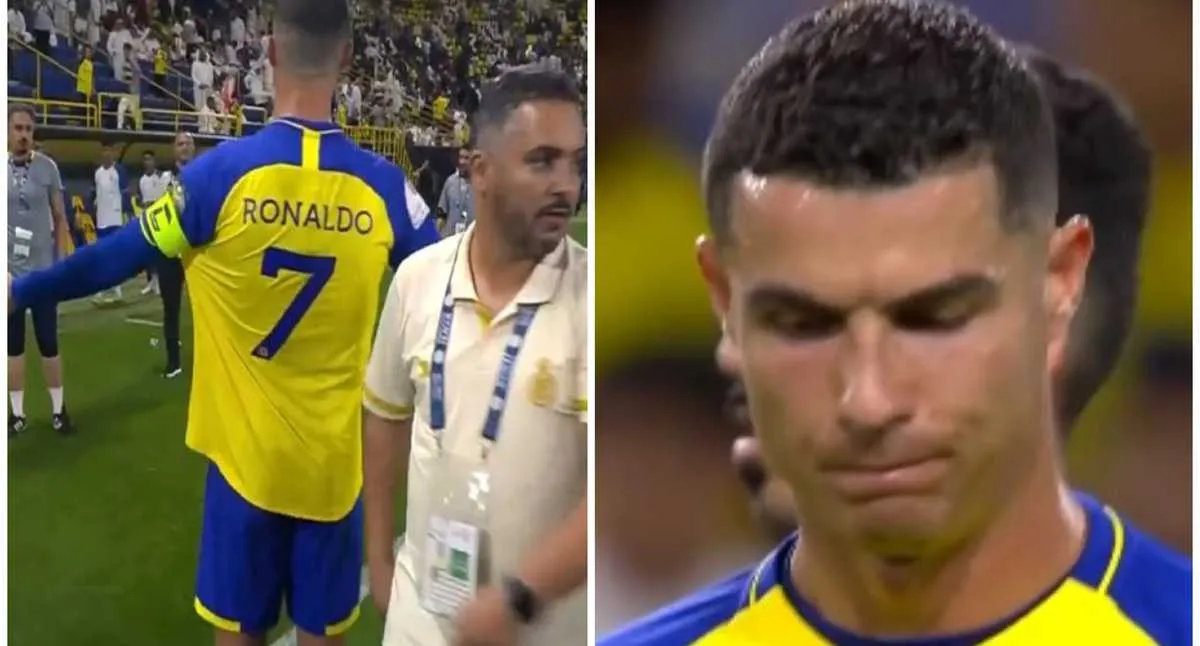 Cristiano Ronaldo lại phản ứng sau trận thua của Al Nassr - Ảnh 1. Cristiano Ronaldo lại phản ứng sau trận thua của Al Nassr - Ảnh 1.