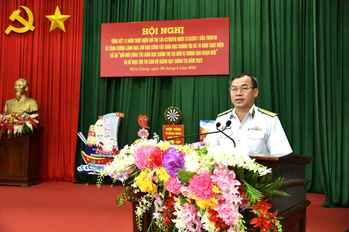 Vùng 5 Hải quân tổng kết 12 năm thực hiện Chỉ thị của Thường vụ Quân ủy Trung ương - Ảnh 1. Vùng 5 Hải quân tổng kết 12 năm thực hiện Chỉ thị của Thường vụ Quân ủy Trung ương - Ảnh 1.