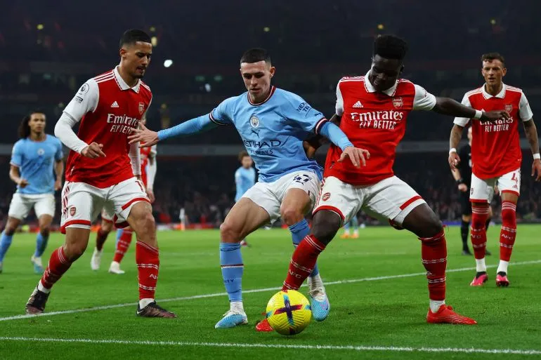 Manchester City vs Arsenal: Chung kết sớm Ngoại hạng Anh tại Etihad - Ảnh 1. Manchester City vs Arsenal: Chung kết sớm Ngoại hạng Anh tại Etihad - Ảnh 1.