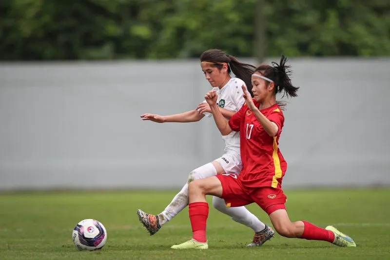U17 nữ Việt Nam giành quyền vào vòng loại thứ 2 giải U17 nữ châu Á 2024 - Ảnh 1. U17 nữ Việt Nam giành quyền vào vòng loại thứ 2 giải U17 nữ châu Á 2024 - Ảnh 1.