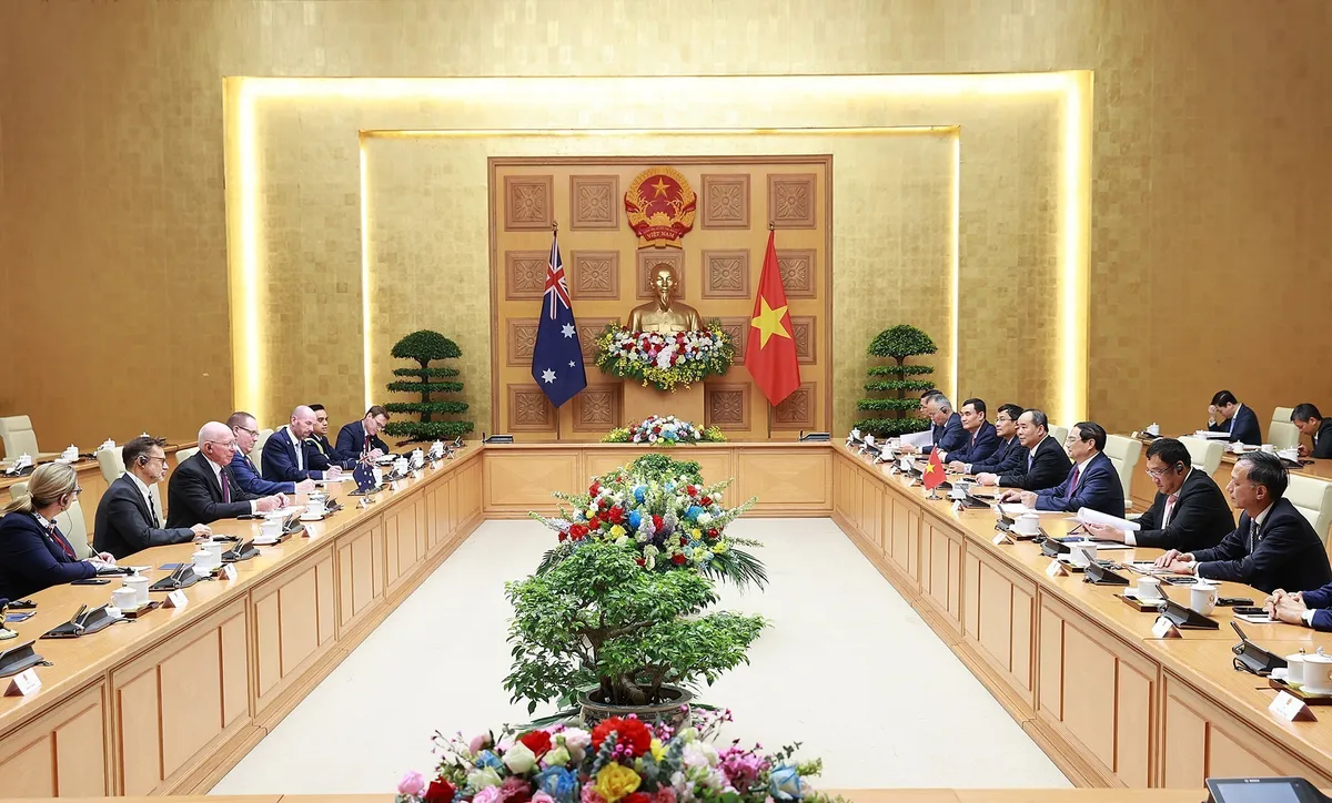 Thủ tướng Phạm Minh Chính hội kiến Toàn quyền Australia David Hurley - Ảnh 2. Thủ tướng Phạm Minh Chính hội kiến Toàn quyền Australia David Hurley - Ảnh 2.