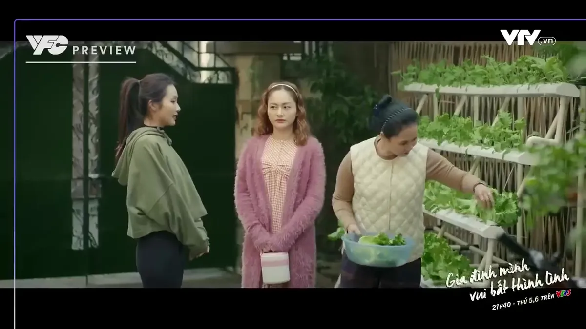 Gia đình mình vui bất thình lình - Tập 9: Hà - Trâm Anh khịa nhau ngay trước mặt mẹ chồng - Ảnh 3.