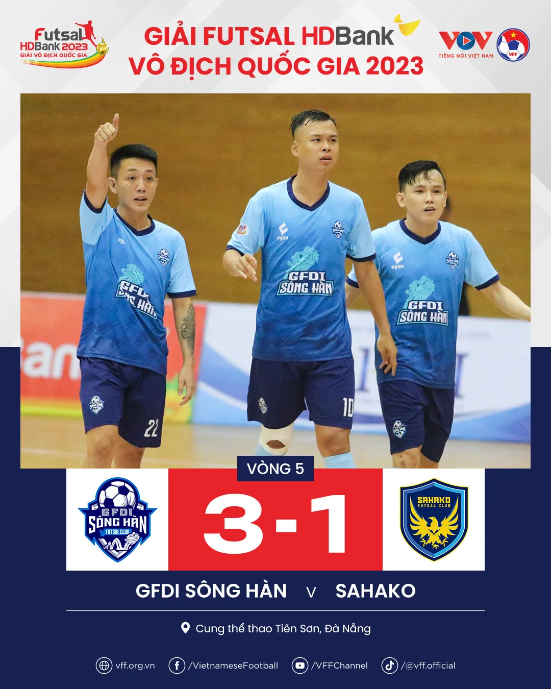 Vòng 5 giải futsal VĐQG 2023 | Sanvinest Khánh Hòa áp sát ngôi đầu - Ảnh 2. Vòng 5 giải futsal VĐQG 2023 | Sanvinest Khánh Hòa áp sát ngôi đầu - Ảnh 2.