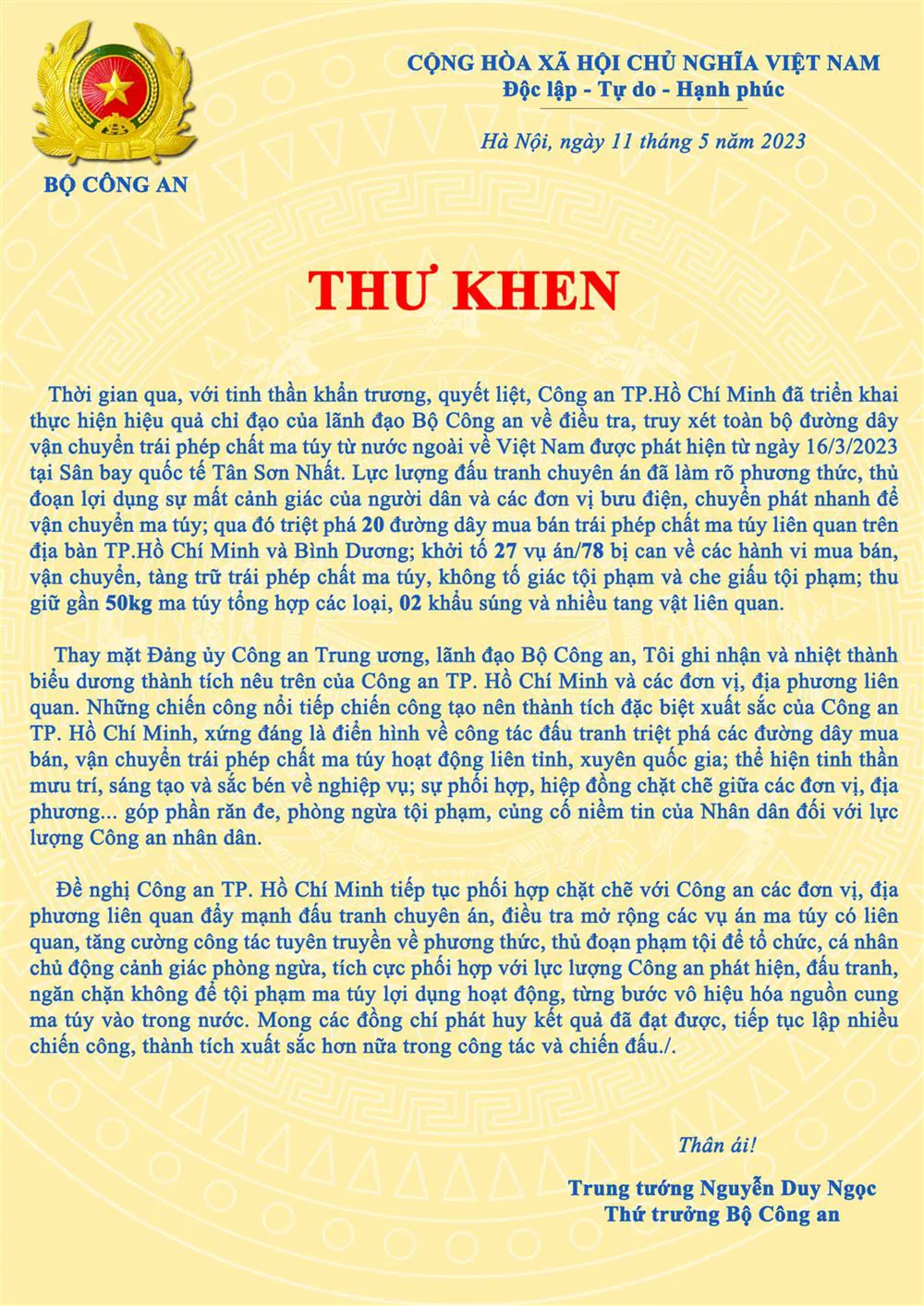 Khởi tố 27 vụ &aacute;n, 78 bị can li&ecirc;n quan đường d&acirc;y ma t&uacute;y từ nước ngo&agrave;i về Việt Nam - Ảnh 1.