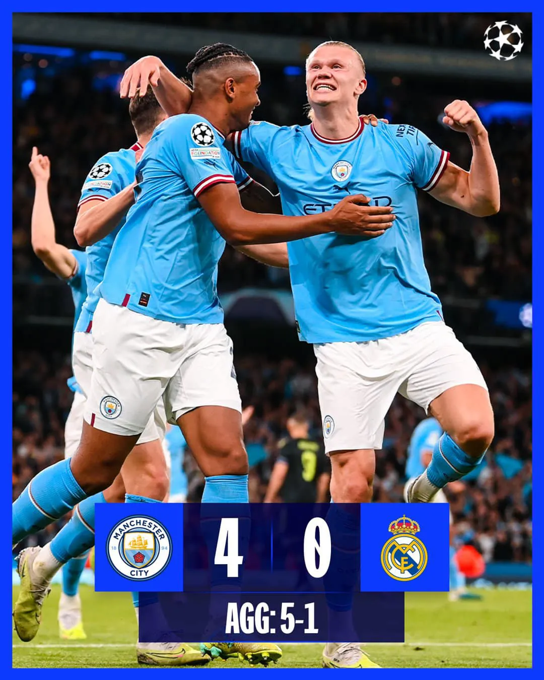 Hạ gục Real Madrid, Man City tiến vào chung kết Champions League - Ảnh 1. Hạ gục Real Madrid, Man City tiến vào chung kết Champions League - Ảnh 1.