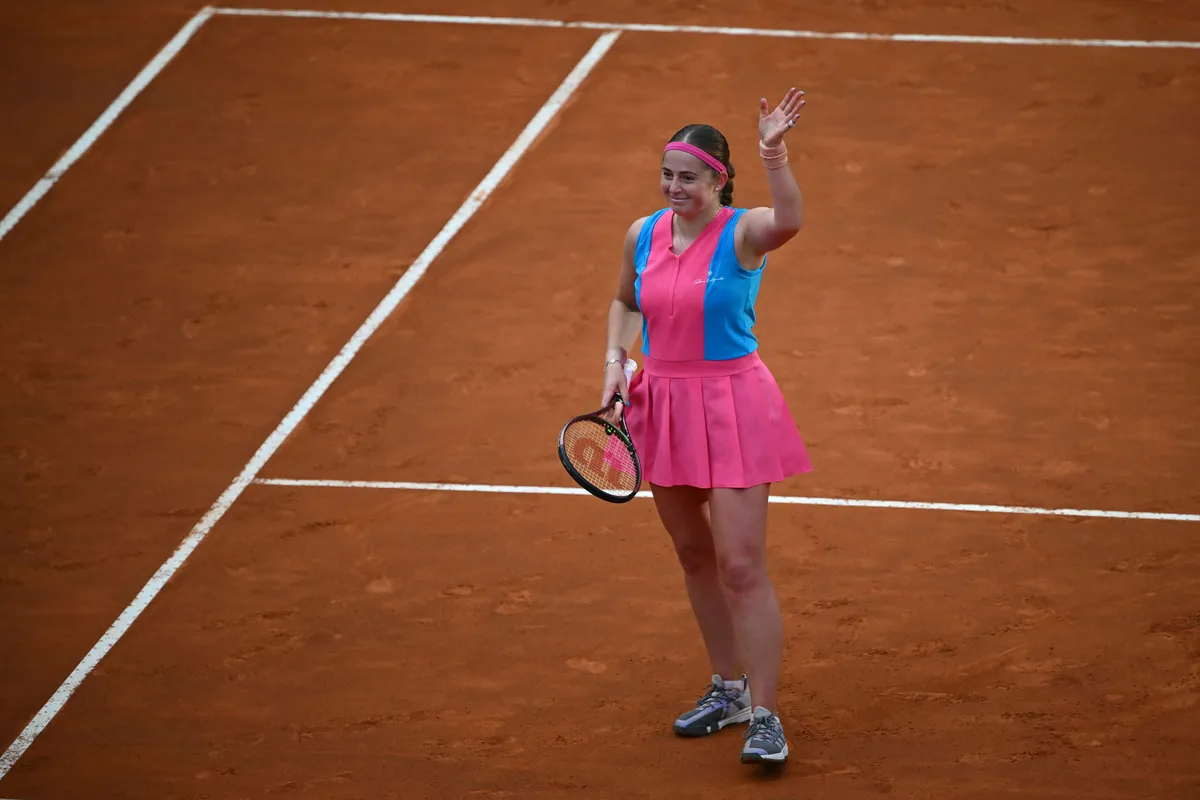 Jelena Ostapenko vào bán kết đơn nữ Italia mở rộng - Ảnh 1.