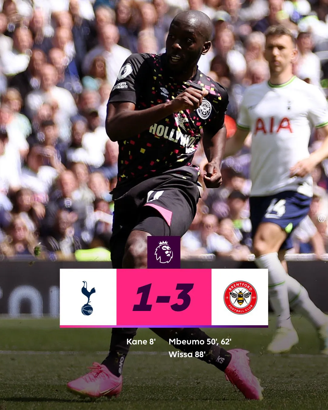 Harry Kane ghi siêu phẩm, Tottenham vẫn thua bạc nhược trước Brentford - Ảnh 2. Harry Kane ghi siêu phẩm, Tottenham vẫn thua bạc nhược trước Brentford - Ảnh 2.