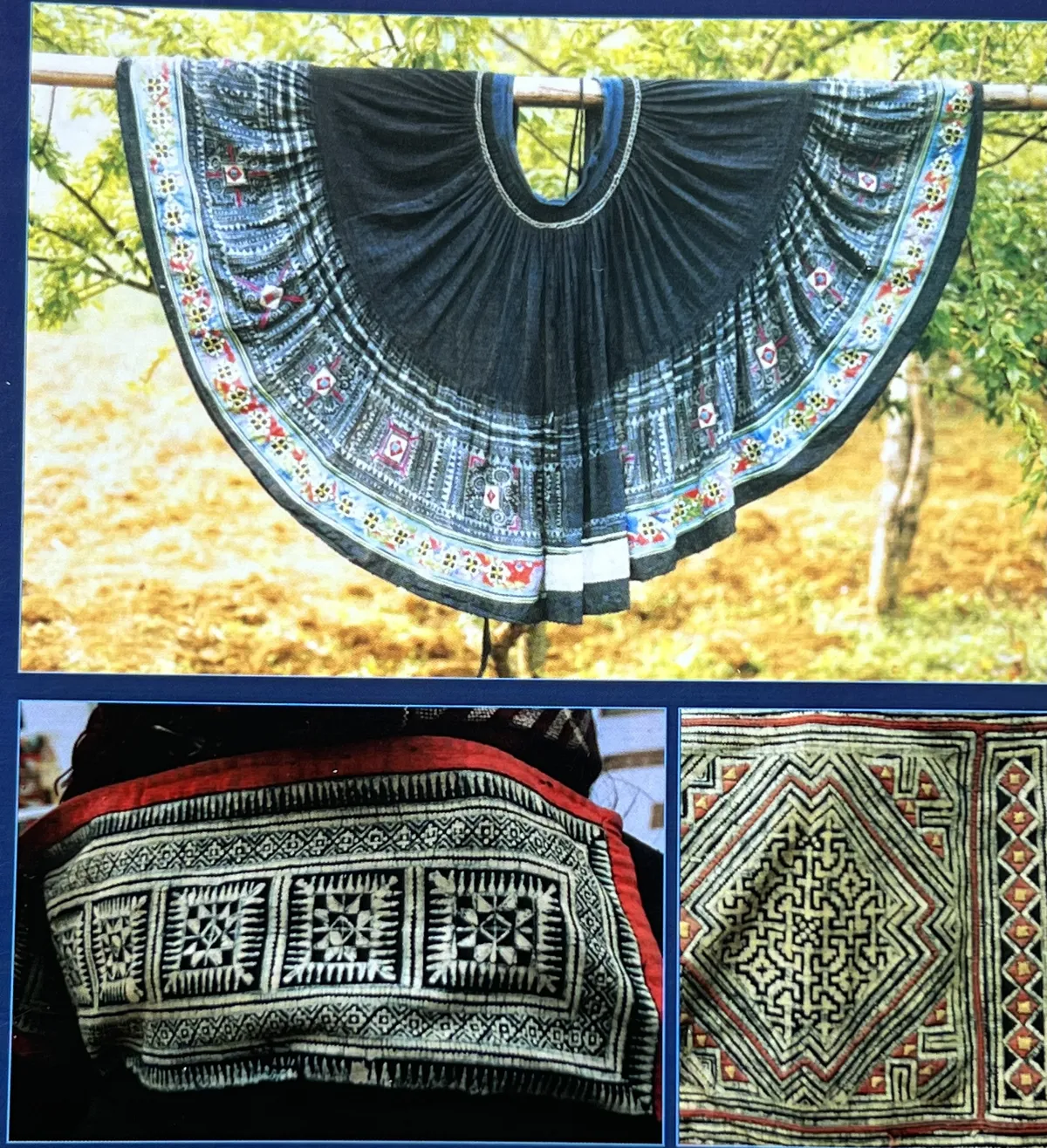 Nghệ thuật vẽ trang s&aacute;p ong của người Hm&ocirc;ng Hoa - Ảnh 2.