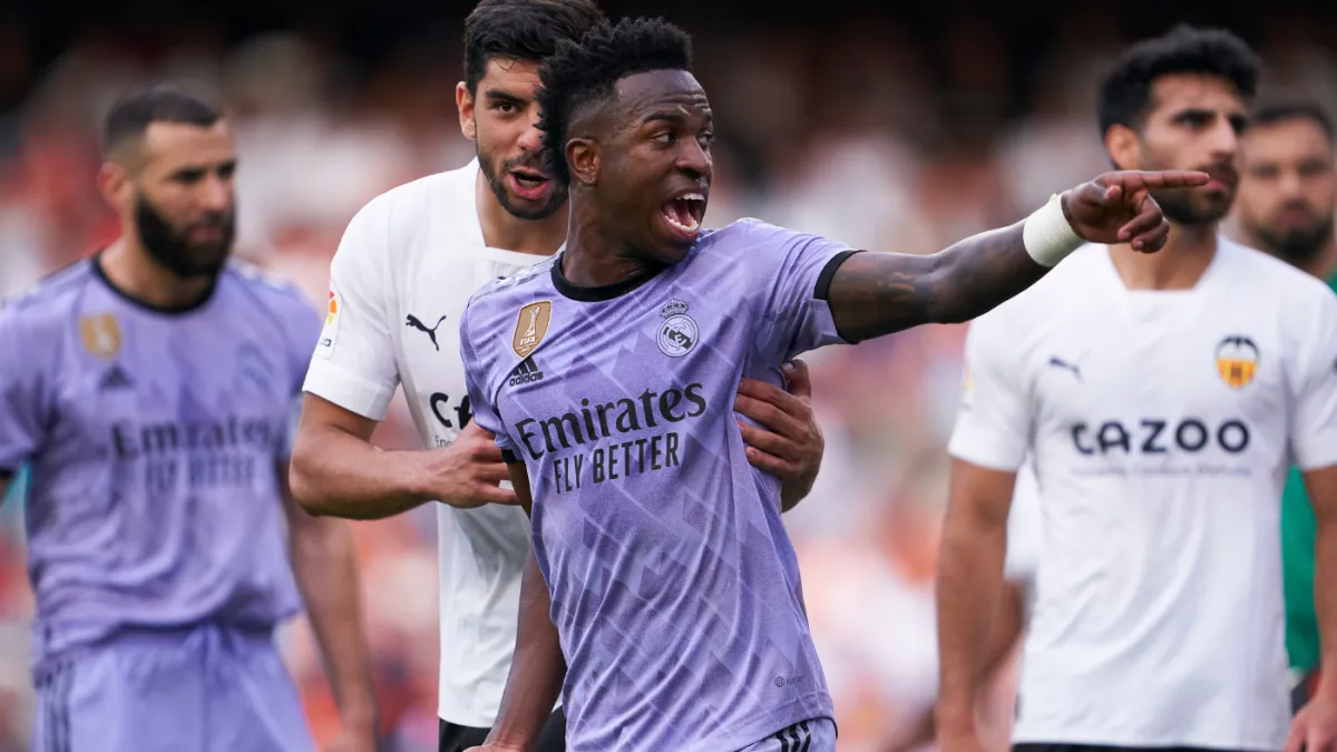 Vinicius lên tiếng chỉ trích thậm tệ La Liga vì nạn phân biệt chủng tộc - Ảnh 1. Vinicius lên tiếng chỉ trích thậm tệ La Liga vì nạn phân biệt chủng tộc - Ảnh 1.
