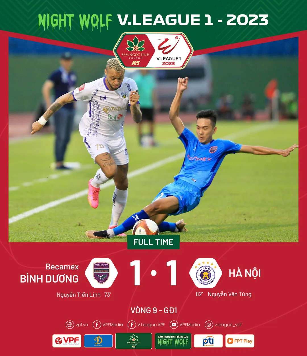 Kết quả vòng 9 V.League 2023, ngày 27/5: Hồng Lĩnh Hà Tĩnh thắng nghẹt thở - Ảnh 2. Kết quả vòng 9 V.League 2023, ngày 27/5: Hồng Lĩnh Hà Tĩnh thắng nghẹt thở - Ảnh 2.