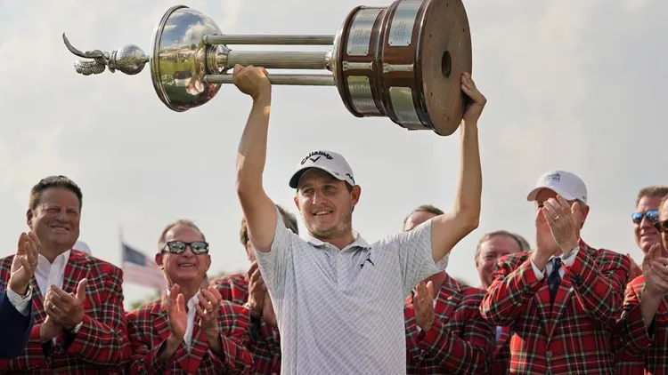 Emiliano Grillo vô địch giải golf Charles Schwab Challenge - Ảnh 2. Emiliano Grillo vô địch giải golf Charles Schwab Challenge - Ảnh 2.