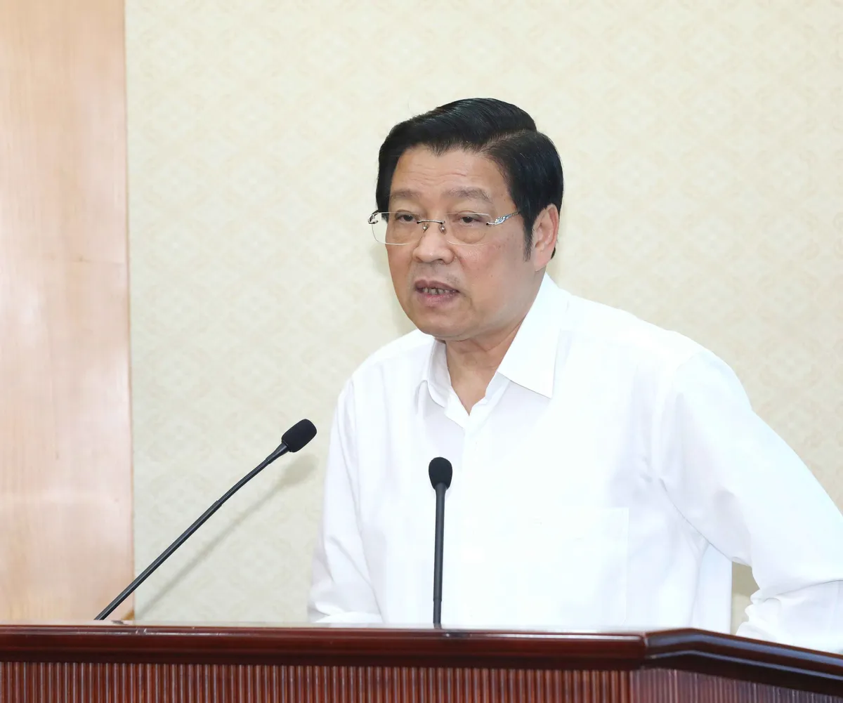 Hội đồng c&aacute;c cơ quan Đảng Trung ương l&agrave;m việc với Ban Nội ch&iacute;nh Trung ương về c&ocirc;ng t&aacute;c nghi&ecirc;n cứu khoa học - Ảnh 2.