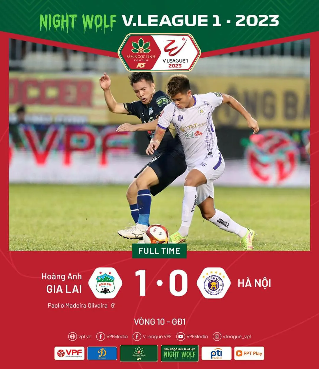 Kết quả vòng 10 V.League 2023, ngày 31/5: CLB TP Hồ Chí Minh thắng ấn tượng - Ảnh 1. Kết quả vòng 10 V.League 2023, ngày 31/5: CLB TP Hồ Chí Minh thắng ấn tượng - Ảnh 1.